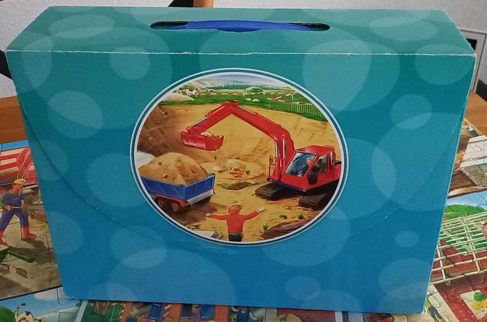 Rahmenpuzzle - Arbeit auf der Baustelle - Ravensburger - 12 Teil