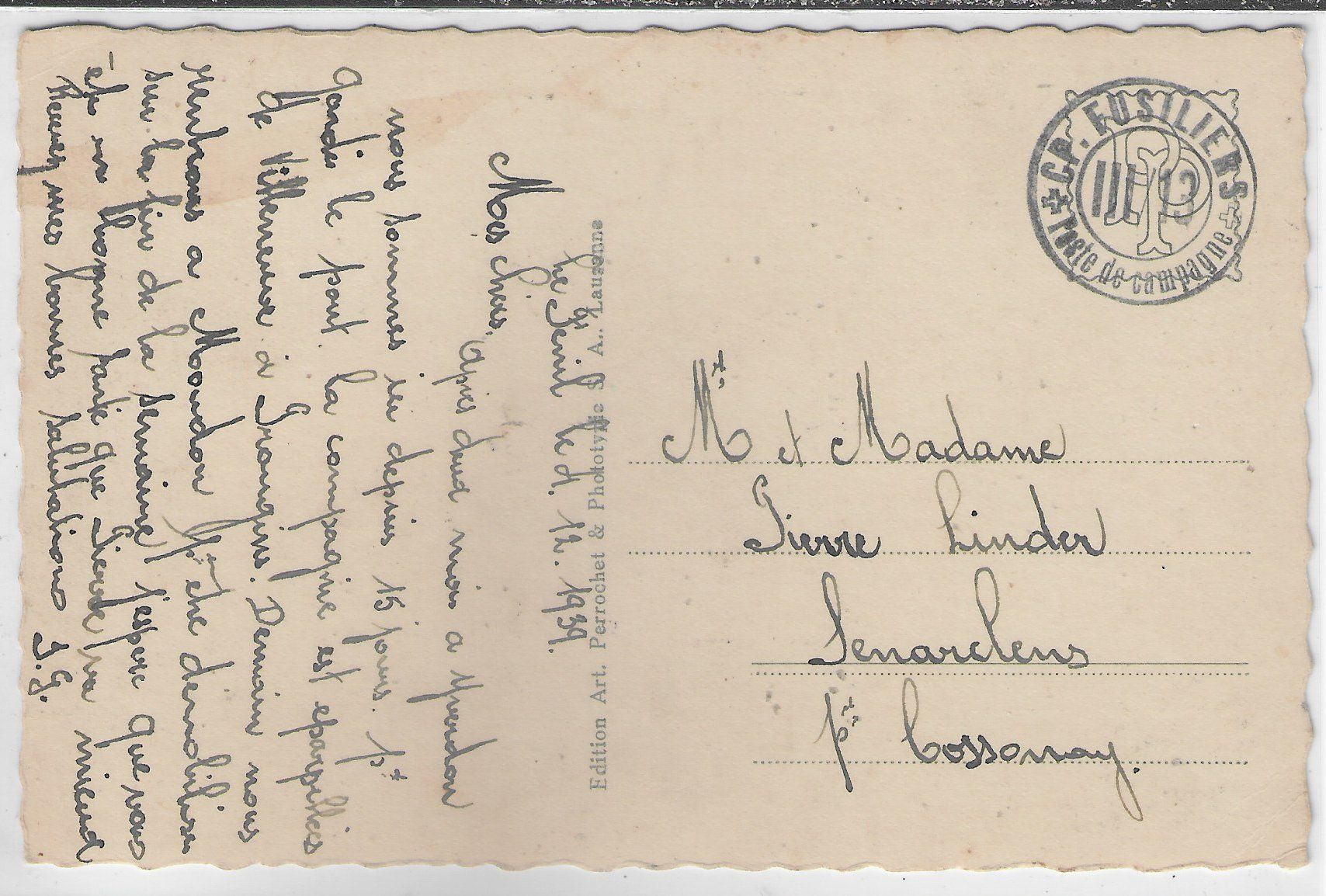 Cartoline postali: Vevey - Le Pont de Fenil – Usato da Ettingen venduto da Kartenplanet 1