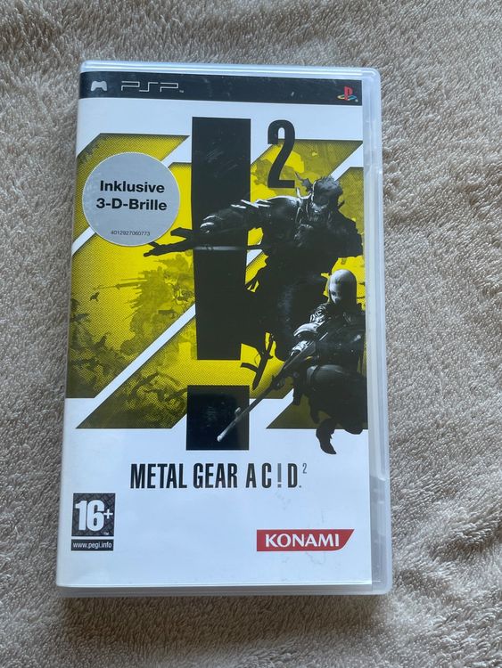 METAL GEAR ACID 2 Sur Sony PSP ( Occasion Française ) - Avec Ses Lunettes 3D !