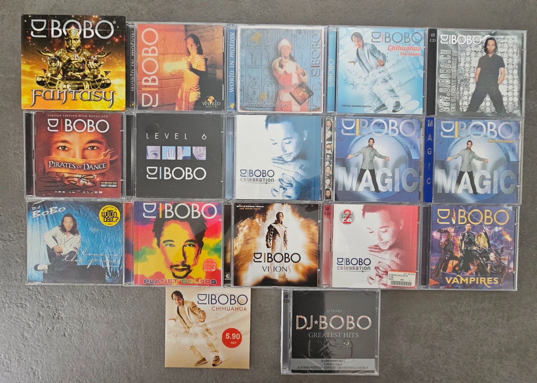 CDs: DJ Bobo CD's – Gebraucht aus Unterkulm von Chaplyn2018