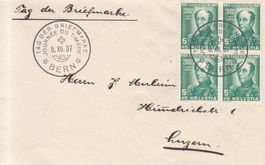 Sonderstempel S. 179 TdB Bern 1937