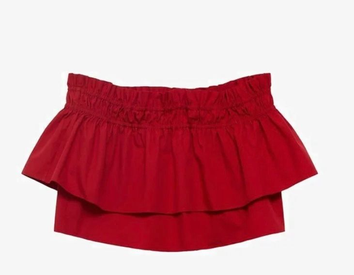 Mango Top: MANGO Schulterfreies TOP mit Volant - neu - – Nuovo (secondo la descrizione) da Jona venduto da vanessasupermarket20 3