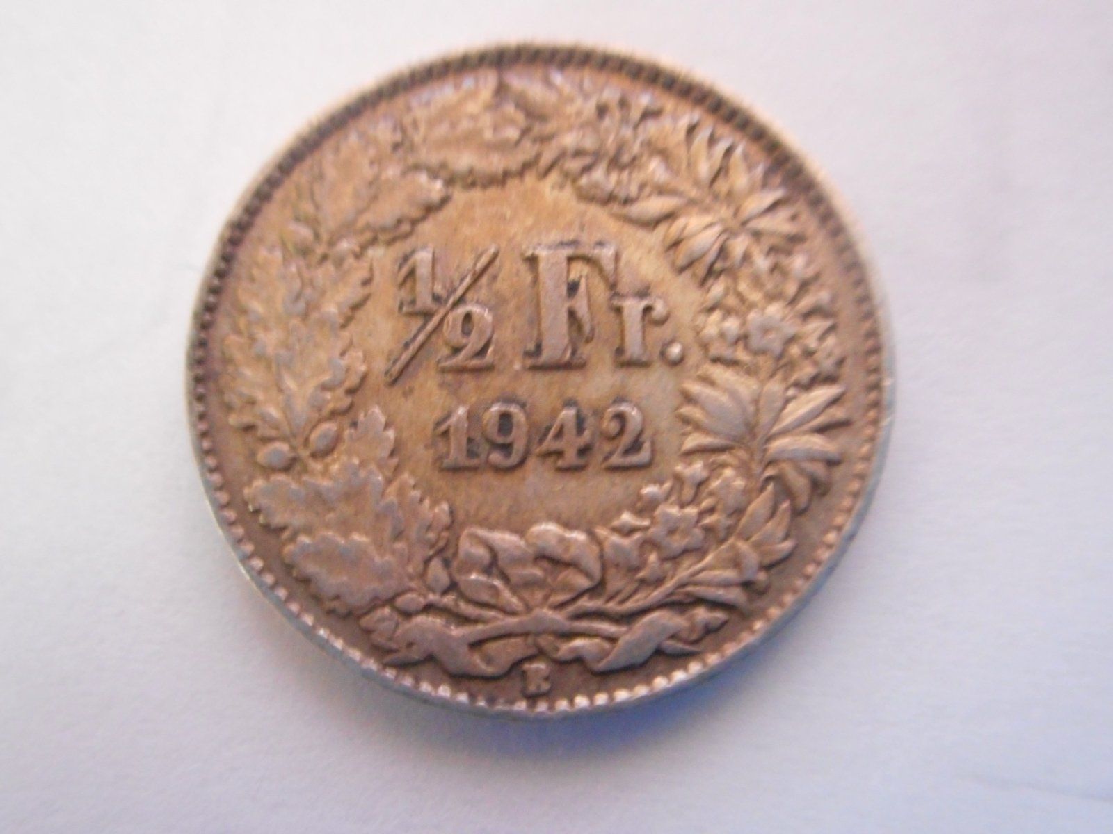 Tutti le monete: 50 Rp. 1942 silber – Usato da Kriegstetten venduto da pizlad2010
