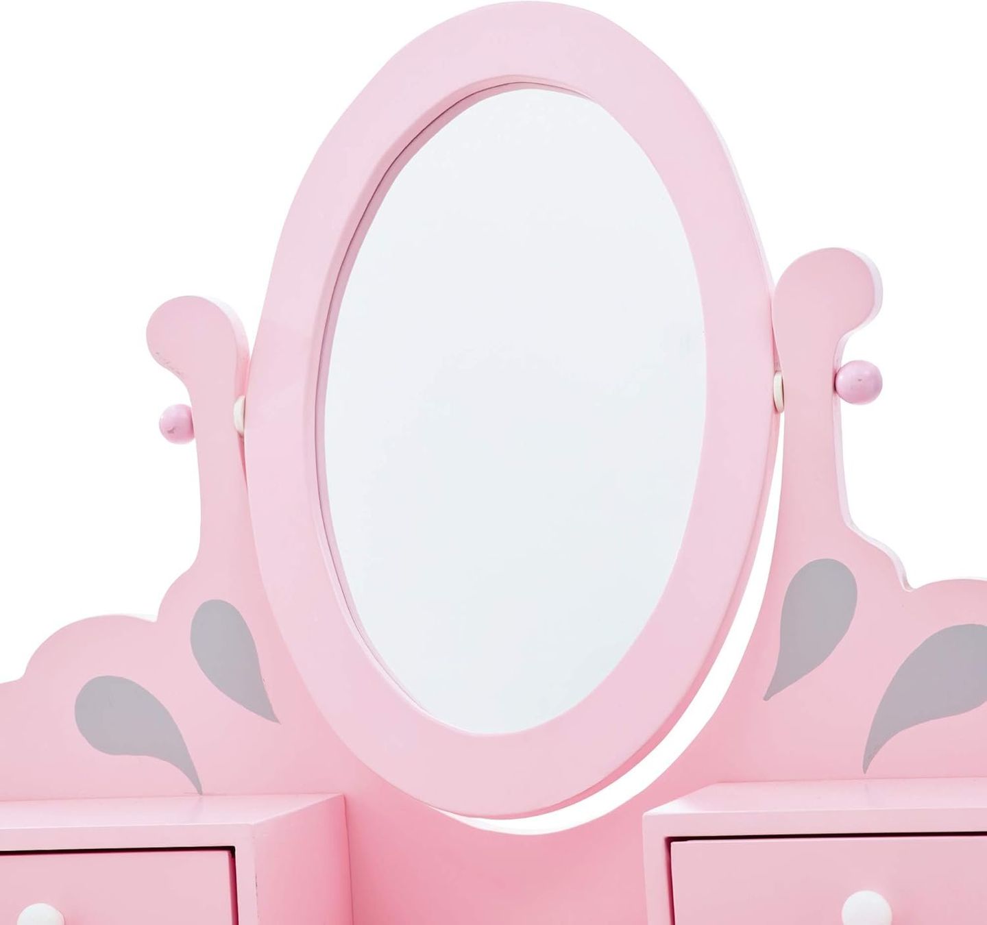 Tavoli da trucco: Kinder Schminktisch mit Spiegel & Hocker rosa – Nuovo e nell'imballaggio originale da Dietikon venduto da Abverkauf10 4