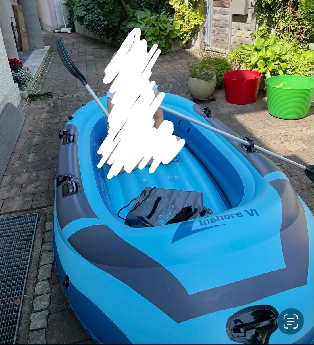 Barche: Schlauchboot Inshore VI mit Paddel von Crivit – Usato da Küsnacht ZH venduto da kar_f6zj