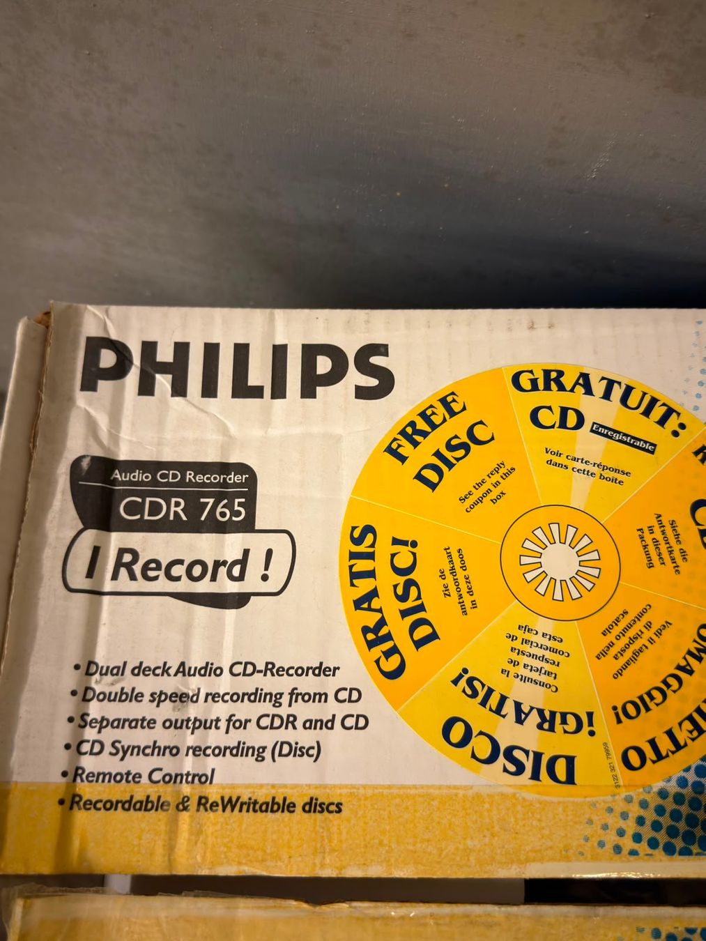 Philips Multimediaplayer & Streamer: PHILIPS CDR 765 Audio CD Recorder OHNE Kabel – Neu (gemäss Beschreibung) aus Schlieren von Stadtammannamt_8952 1