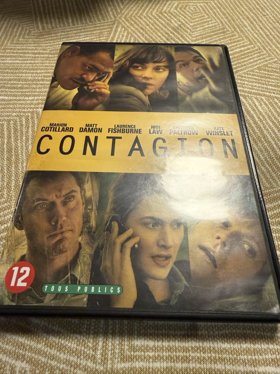 Tous les DVDs: Contagion (Marion Cotillard, Matt Damon)de Steven Soderbergh – D'occasion à Troinex par grigri2020