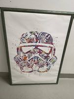 Star Wars boba fett Bild mit Rahmen