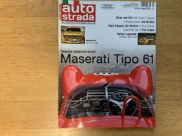 Auto Strada Nr. 4 Maserati Tipo 61 , Alfa , Fiat