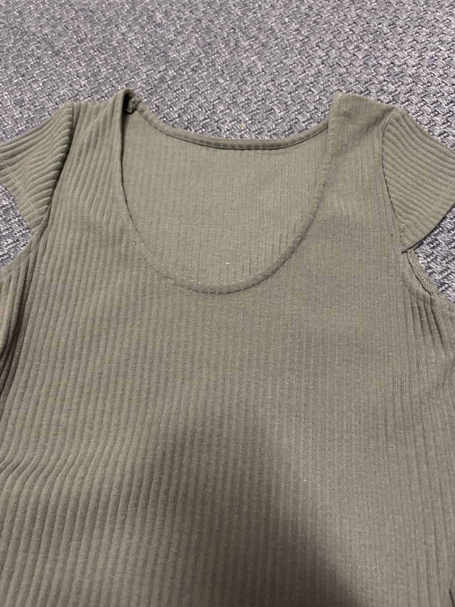 Kleider: Olive langes Strechstrickkleid sommer gr S – Gebraucht aus Bad Zurzach von Cuore34 3