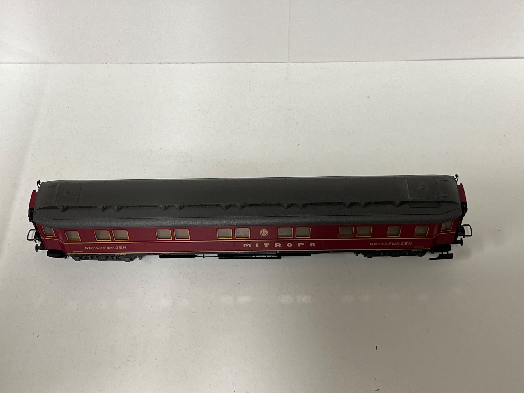 Fleischmann Modellini di ferrovie: Fleischmann Mitropa  Schlafwagen    H0 DC – Difettoso da Geroldswil venduto da TopTrain54 4