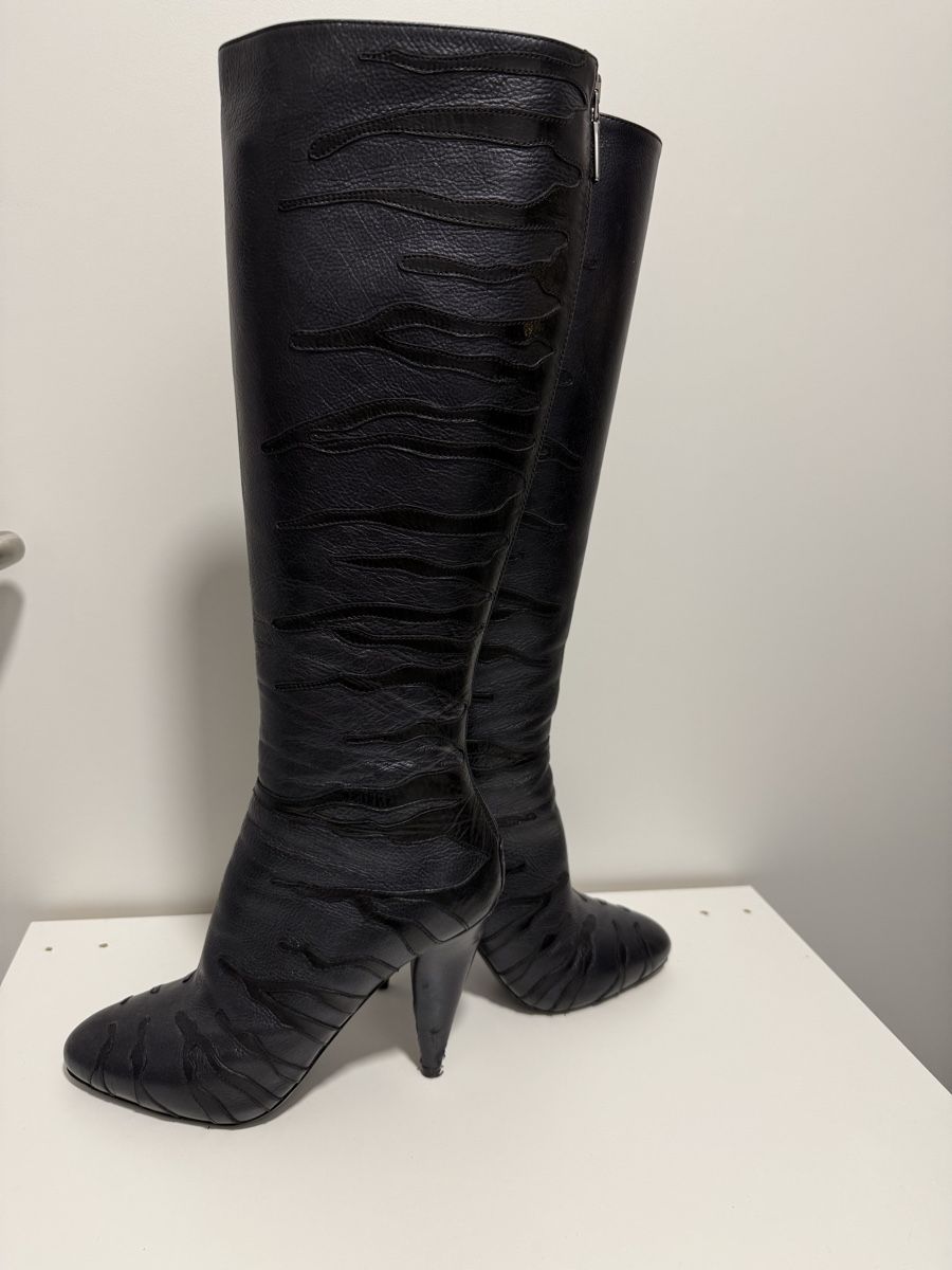Prada Scarpe da donna: PRADA Stiefel im Metallic look – Usato da Buchs ZH venduto da KittyInStyle 5