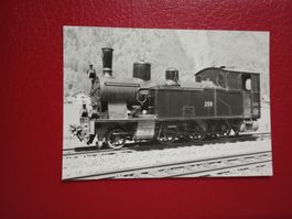 AK Bahn Lokomotive SBB Brünig Schmalspur Sonderstempel 1977