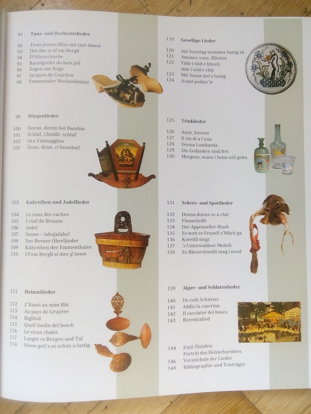 Libri: Die schönsten Schweizer Volkslieder (Max Peter Baumann) 1994 – Usato da St. Gallen venduto da elk2020 4