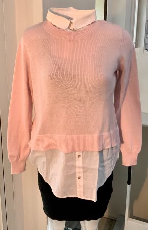 Pullover mit integrierter Bluse