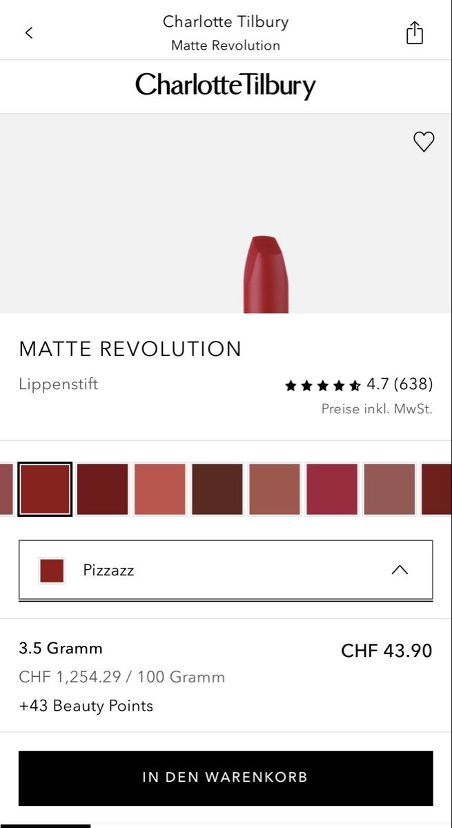 Charlotte Tilbury Make-up: Charlotte Tilbury Matte Revolution Lipstick – Nuovo e nell'imballaggio originale da Kloten venduto da raf_6nbr 3