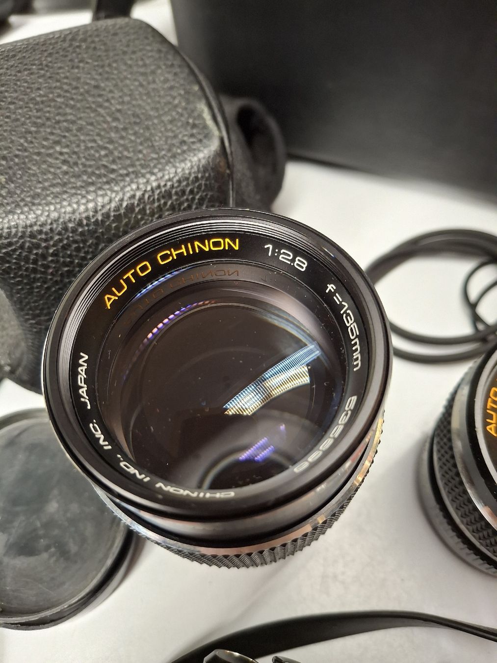 Fotocamera: Chinon CE Memotron inkl. 3 Objektive – Usato da Fislisbach venduto da HurtiBrocki 4