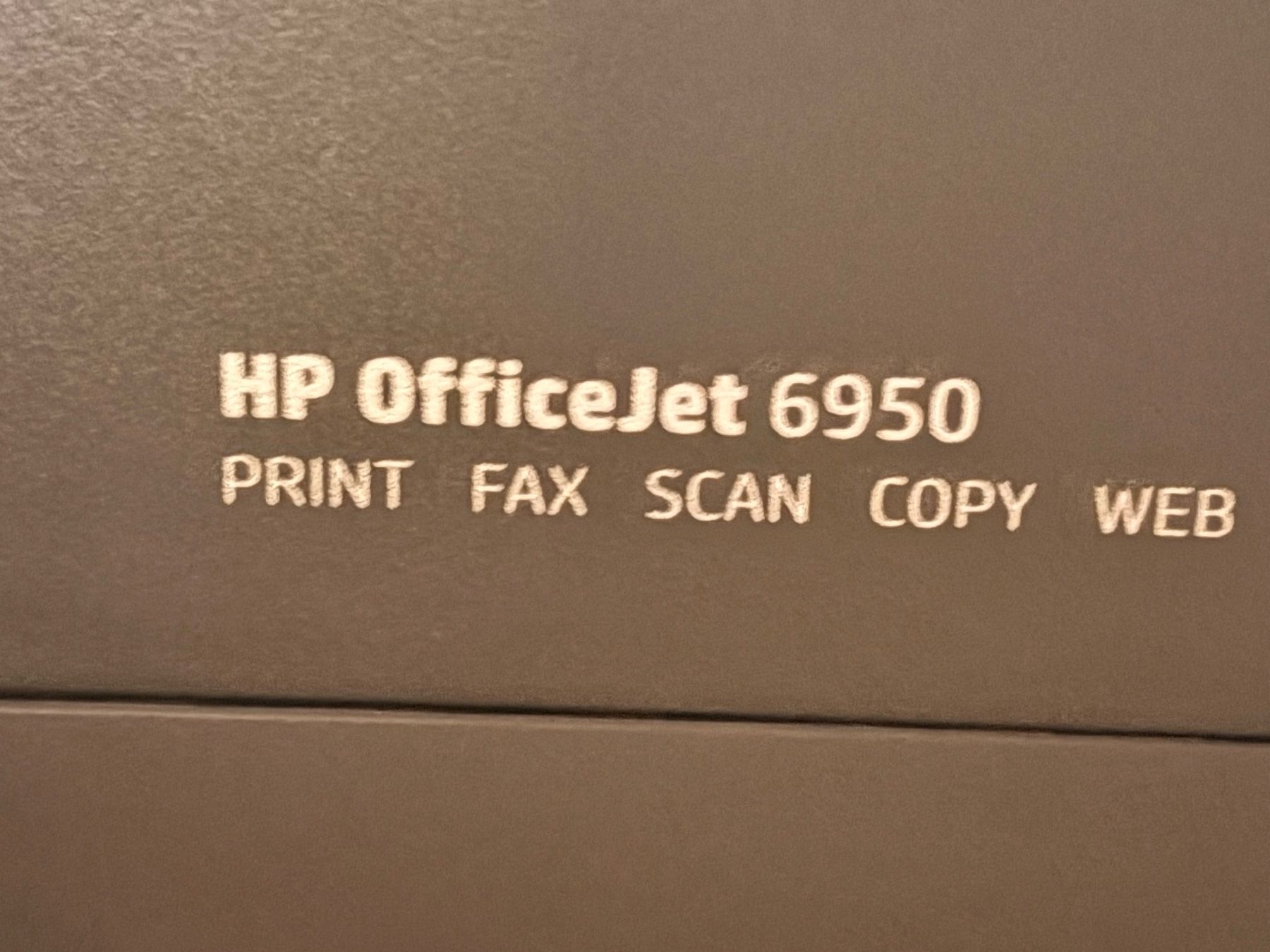 Hewlett Packard Stampanti: Drucker HP OfficeJet 6950 Multifunktionsgerät schwarz – Usato da Hägendorf venduto da Kristian2005 3