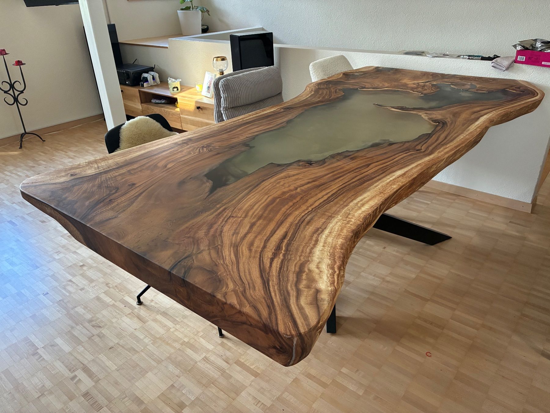 Tables: Massive Nussbaumtischplatte – D'occasion à Wangen par MiriamBecker 1