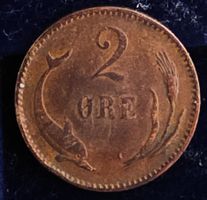 DÄNEMARK 2 ORE 1894