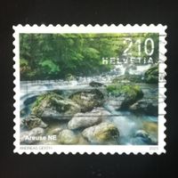 Schweiz Sondermarke Flusslandschaften Areuse 2023,gestempelt