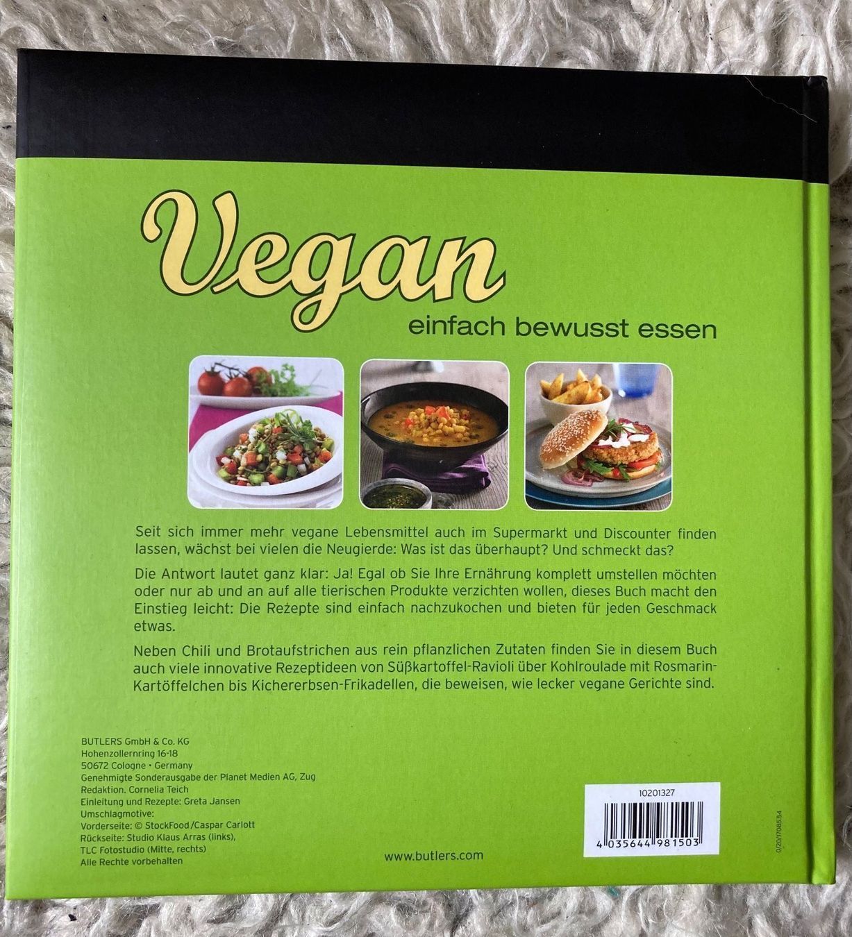 Libri: Vegan Kochbuch unbenutzt – Usato da Winterthur venduto da Arunasu 1