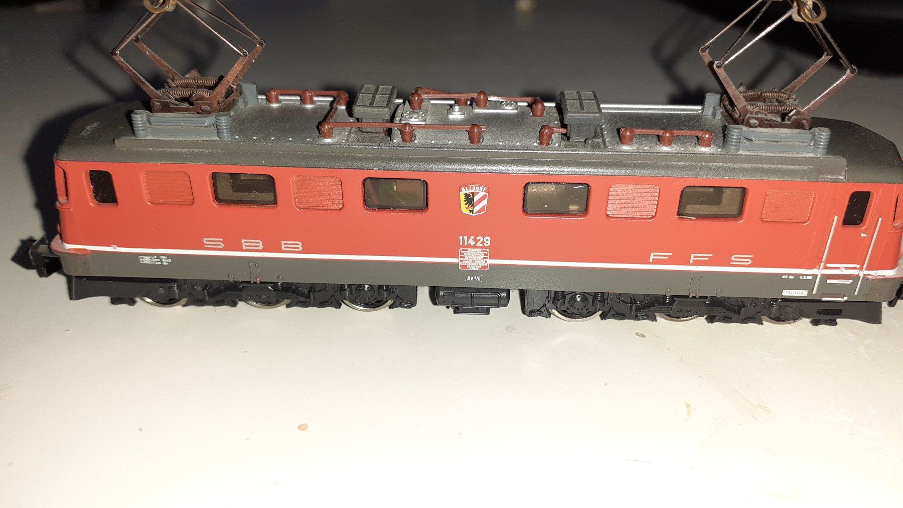 Trix Modellini di ferrovie: Minitrix Ae 6/6 11429 Altdorf  9       71 – Usato da Rheineck venduto da moesli03 2