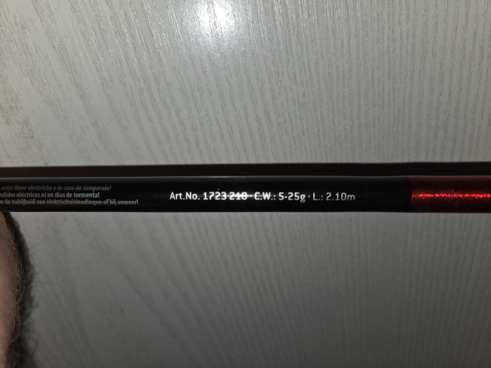 Canne da pesca: Spinrute Rhino Extra Spin 210 5-25g L: 2.10m – Usato da Hittnau venduto da col_2fnj 2