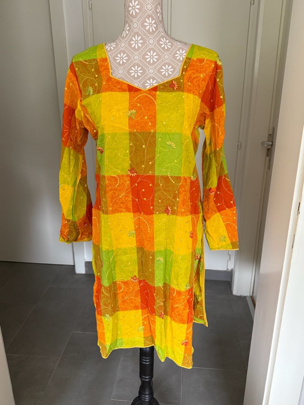Tuniche: Tunique - Blouse - M - coton – Usato da Sion venduto da accroshoes