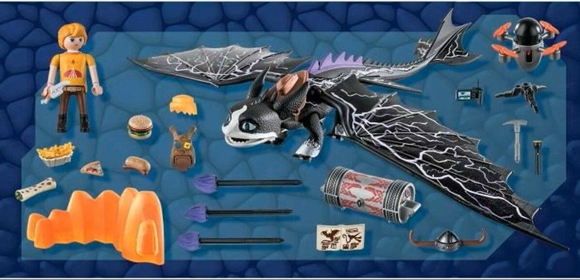 Playmobil Giocattoli: Playmobil 71081 Dragons: The Nine Realms - Thunder & Tom – Nuovo e nell'imballaggio originale da Hallau venduto da lagerverkauf_ch 6