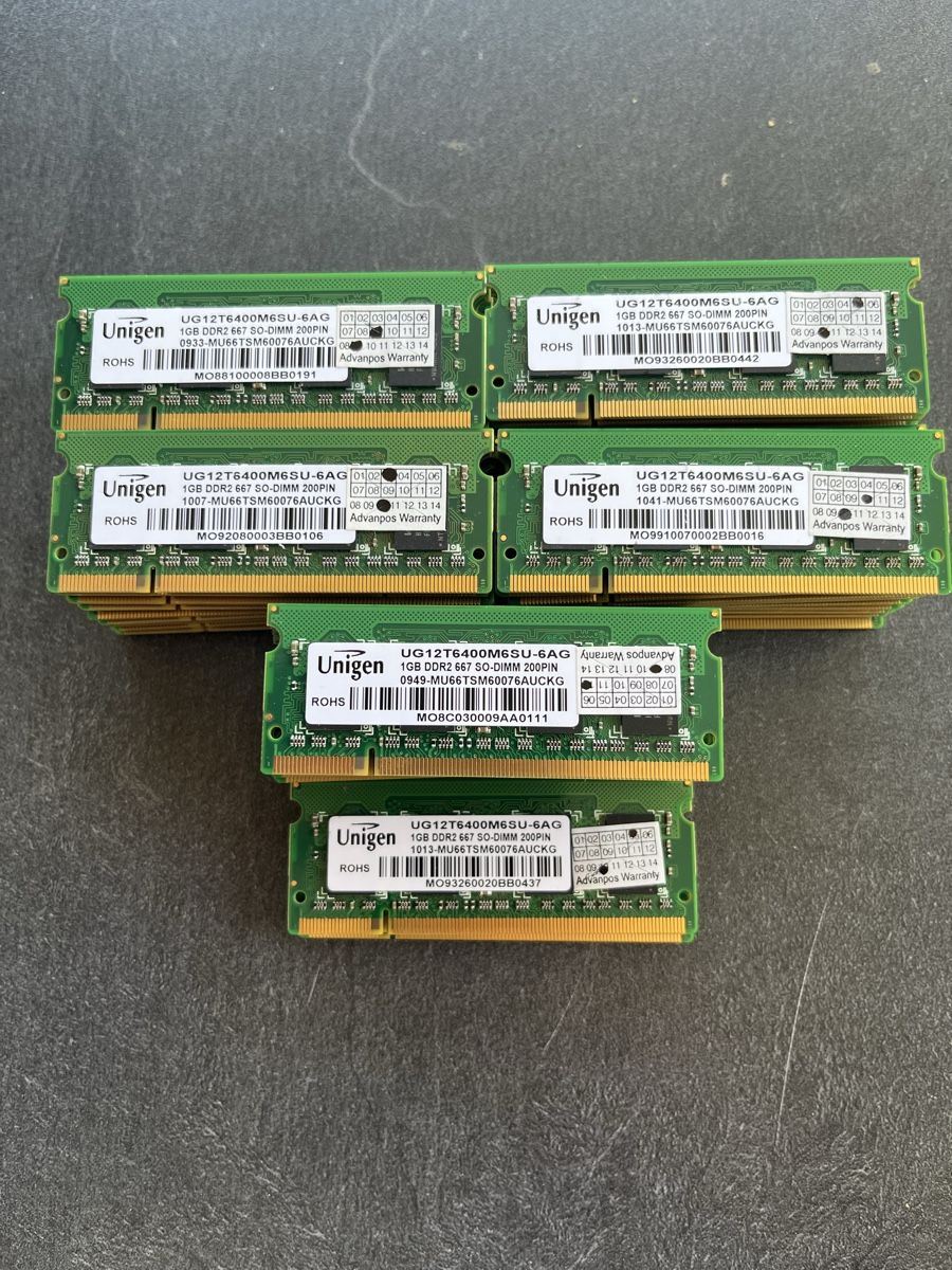 Memoria / RAM: Unigen 53GB DDR2 – Nuovo (secondo la descrizione) da Schindellegi venduto da Mmickeymouse