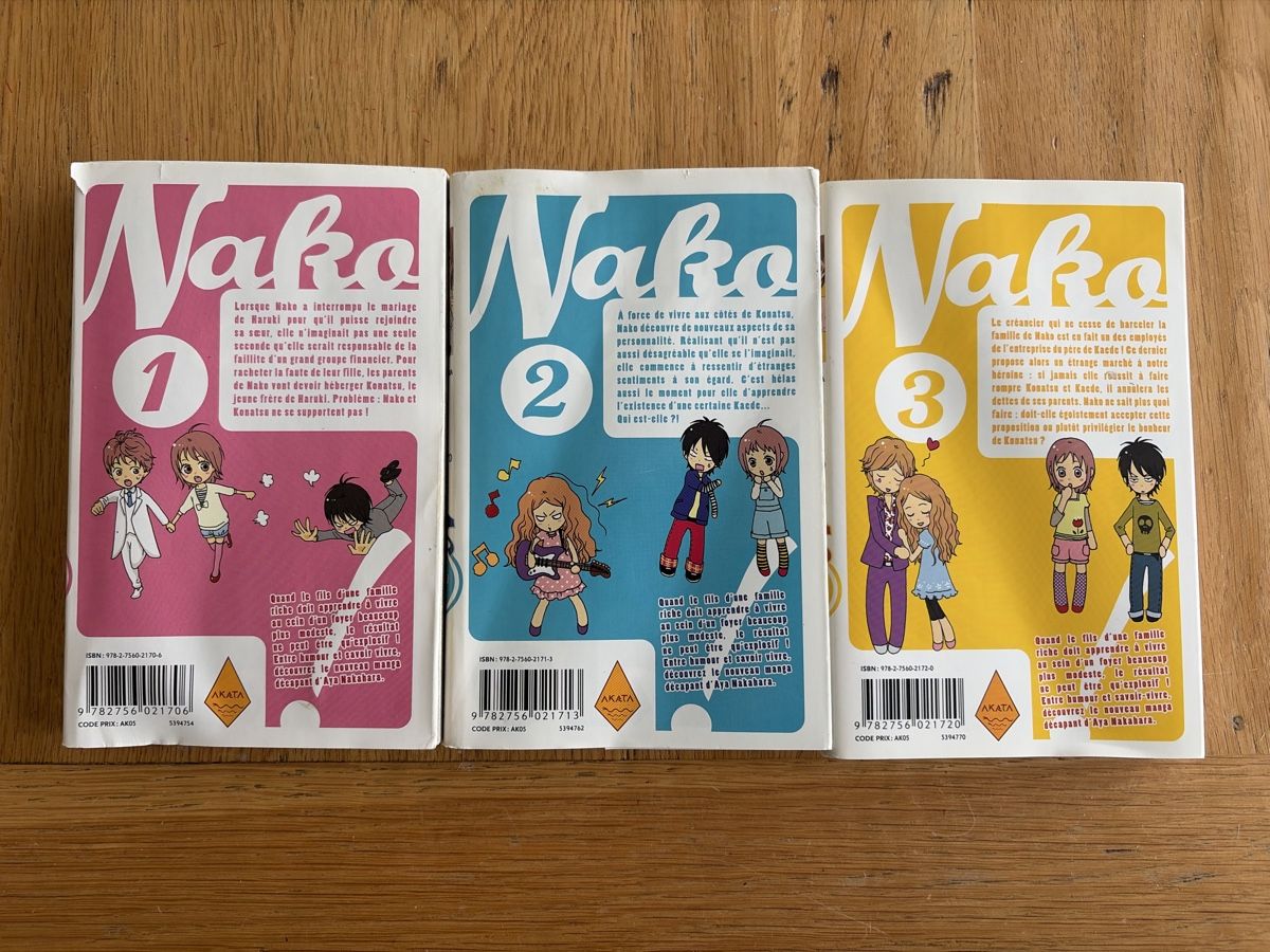 Fumetti: Mangas Nako de 1 à 3 – Usato da Echallens venduto da leo_dk2d 1