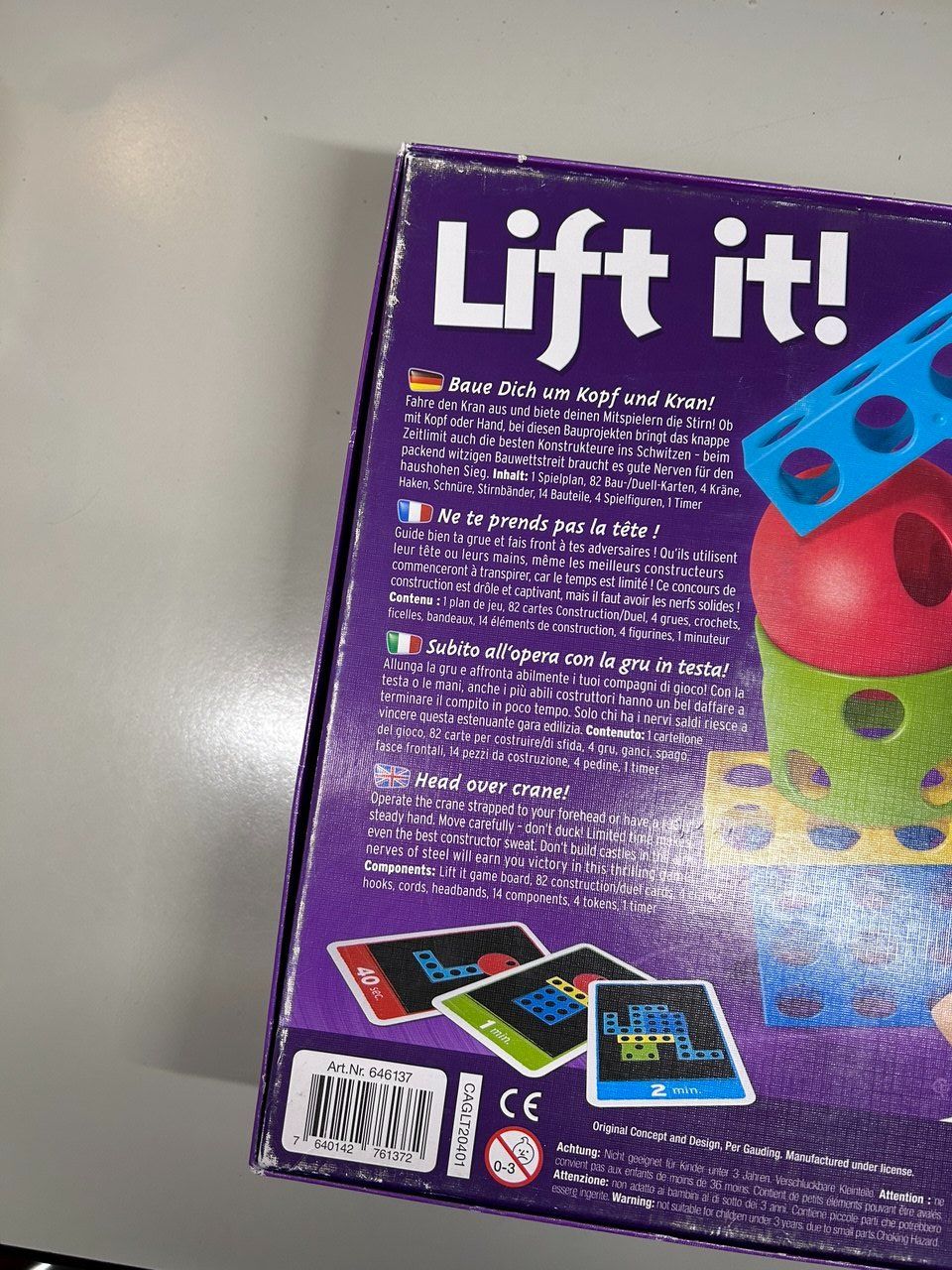 Giochi: Gioco da tavolo Lift It! - Per Gauding – Usato da Giubiasco venduto da LorisVale 3