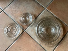 6-teiliges Glasplatten Set von Glasi Hergiswil
