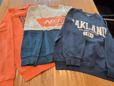 146/152 - Grösse, 3er SET Pullover für Jungen