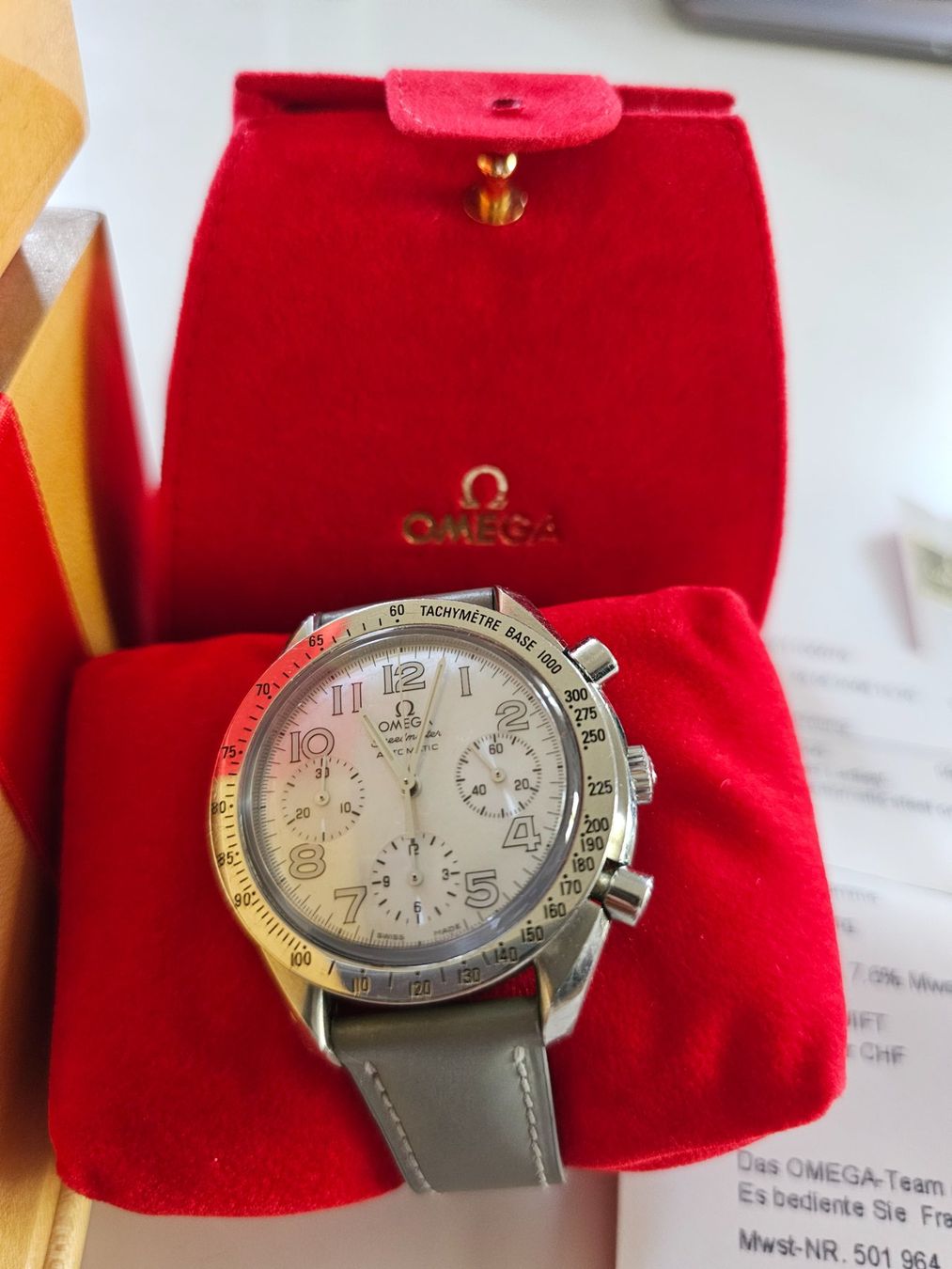 Omega Orologi: Omega Speedmaster 3834.70.36 full set – Usato da Fribourg venduto da wis_7b6y 1