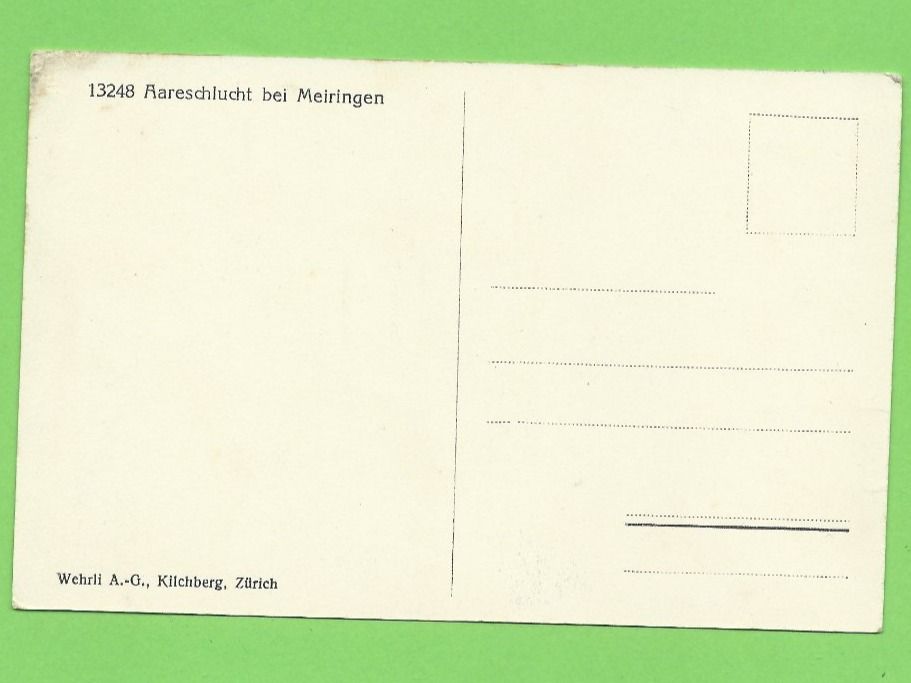 Cartoline postali: Aareschlucht bei Meiringen – Nuovo (secondo la descrizione) da Zürich venduto da t24_de 1