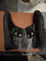 Boots black faux fur size 38 good condition