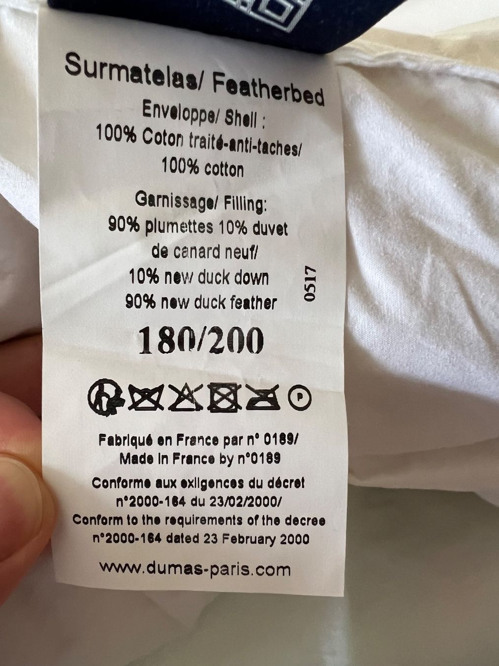 Materassi: Surmatelas / Topper Sofitel my bed – Usato da Crans-Montana venduto da gre_yp66 3