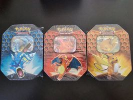 Pokemon Hidden Fates Tins Set 1st Print