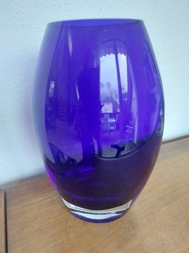Vasi & Recipienti: Massive kobaltblaue Glasvase, Mid Century – Usato da Hergiswil NW venduto da maiette-23.N 2