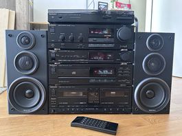 Technics Hi-Fi Stereoanlage mit Plattenspieler & Boxen 