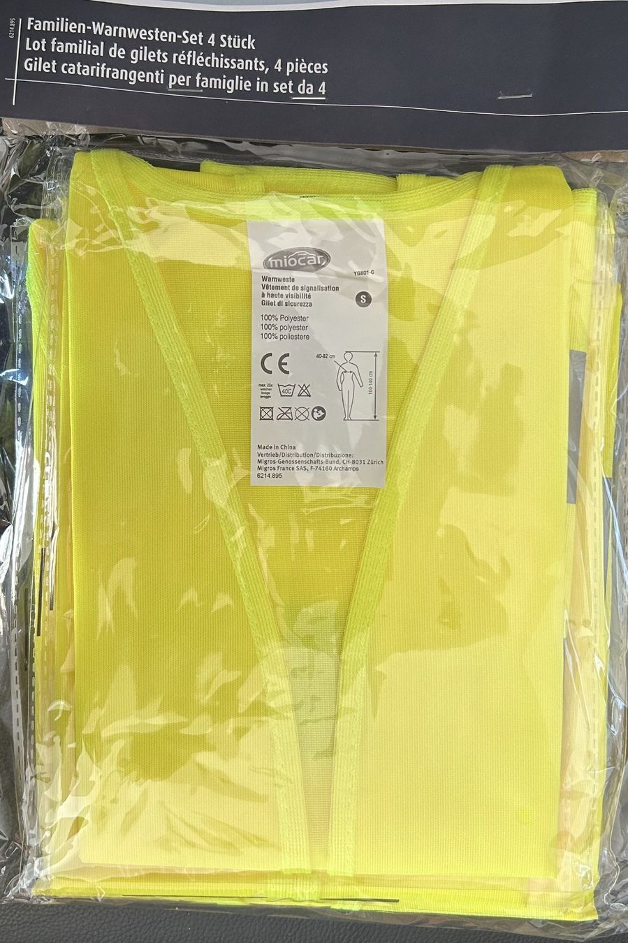 Gilet & Giacche: Familien Warnwesten - Set 4 Stück – Nuovo e nell'imballaggio originale da Zürich venduto da Buechi49