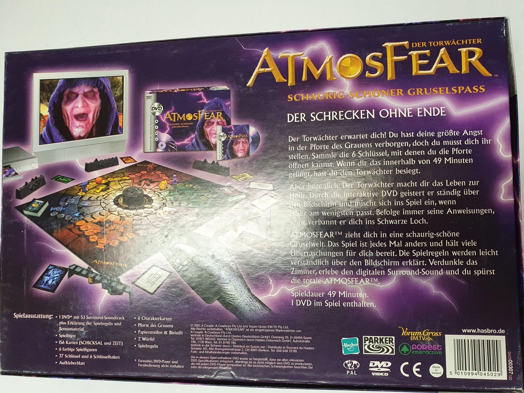 Giochi: AtmosFear - der Torwächter / Parker DVD Brettspiel – Usato da Oberdorf BL venduto da BaldenEagle 2