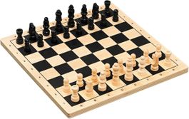 Jeu d’échecs 26 x 26 x 1,2 cm en bois ( NEUF )