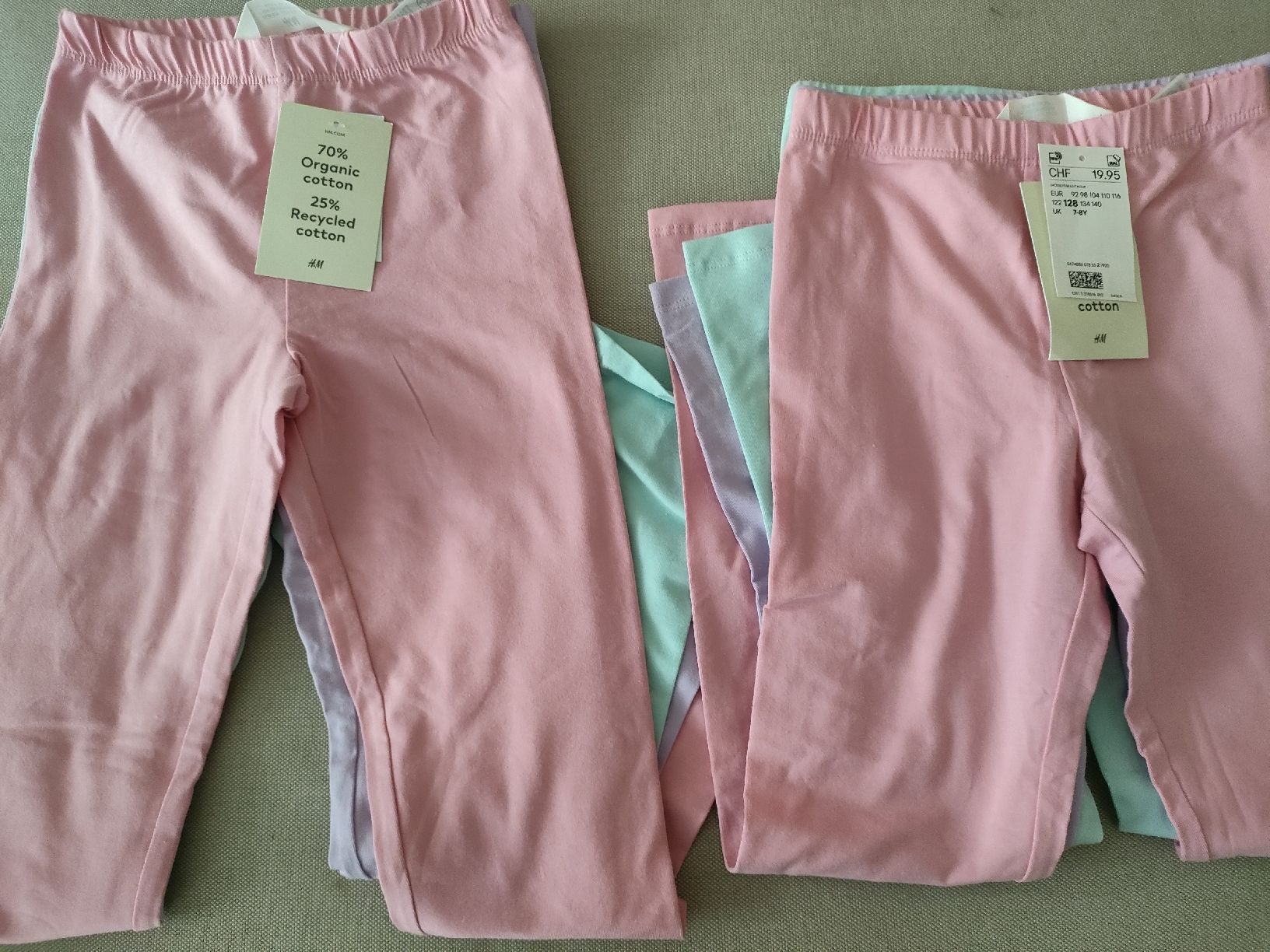 H&M Hosen: 6 X Hose Mädchen, Grosse 128 in 3 Farben – Neu und originalverpackt aus Bern von Lidia.5