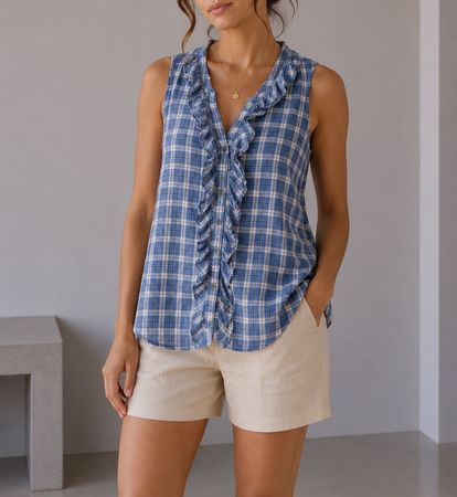 Marc O’Polo ärmellose Bluse Gr. 42