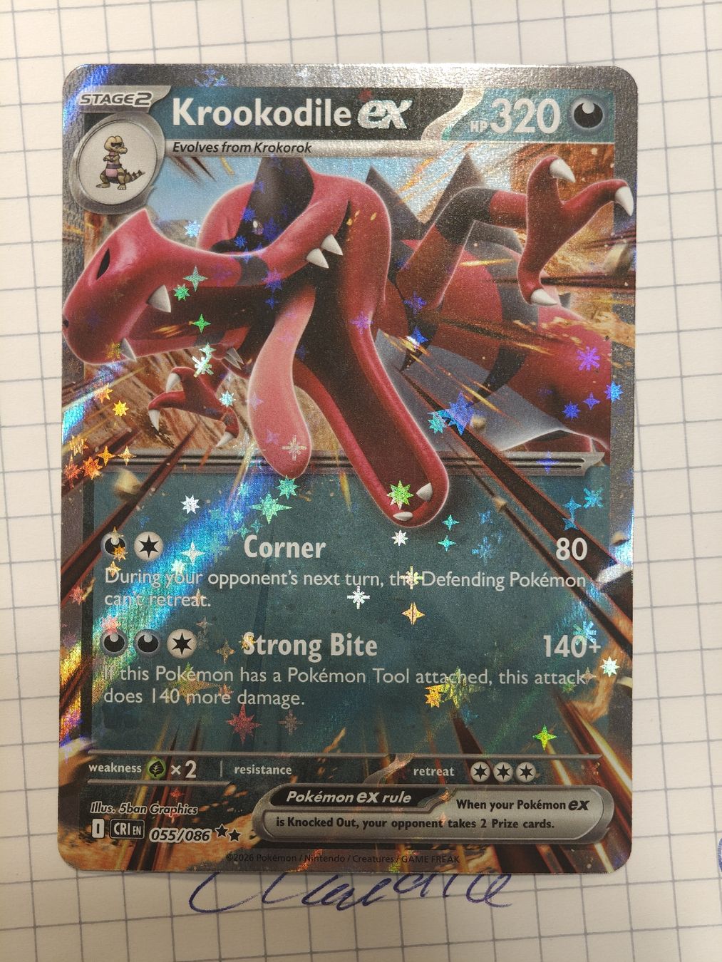 Pokémon Carte collezionabili: Krookodile 055/086 EN – Usato da Therwil venduto da Cordachu_Trade