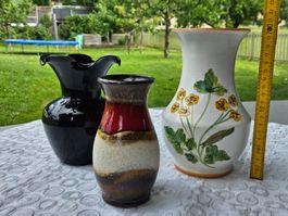 3er Set Vintage Vasen