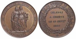 Genéve, Bronzemedaille 1864 (001)
